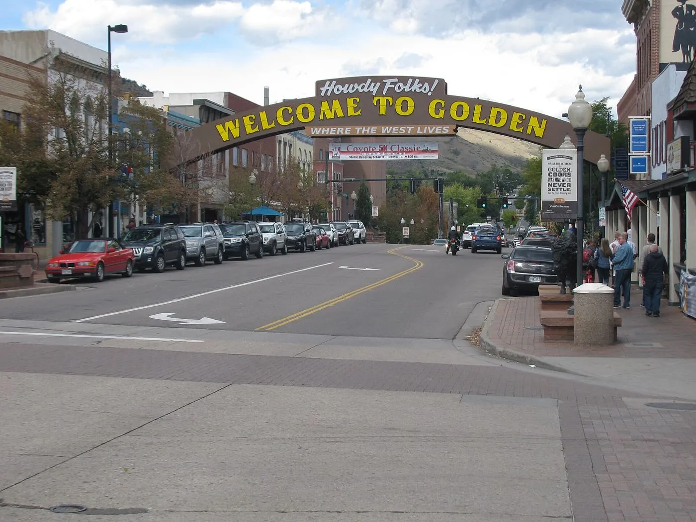 Washington Avenue in downtown Golden